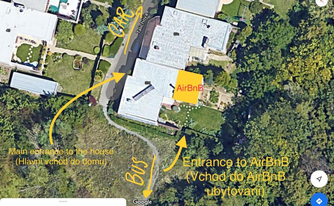 Krasny Apartman U Lesa, Trolejbus Do Centra A Bvv, Parkovani Zdarma Brno Luaran gambar